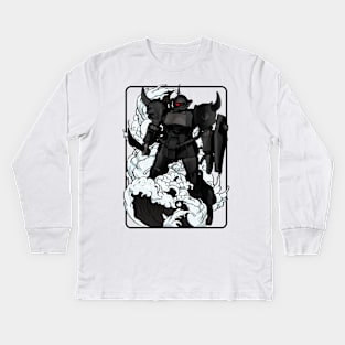 Black Zaku Kids Long Sleeve T-Shirt